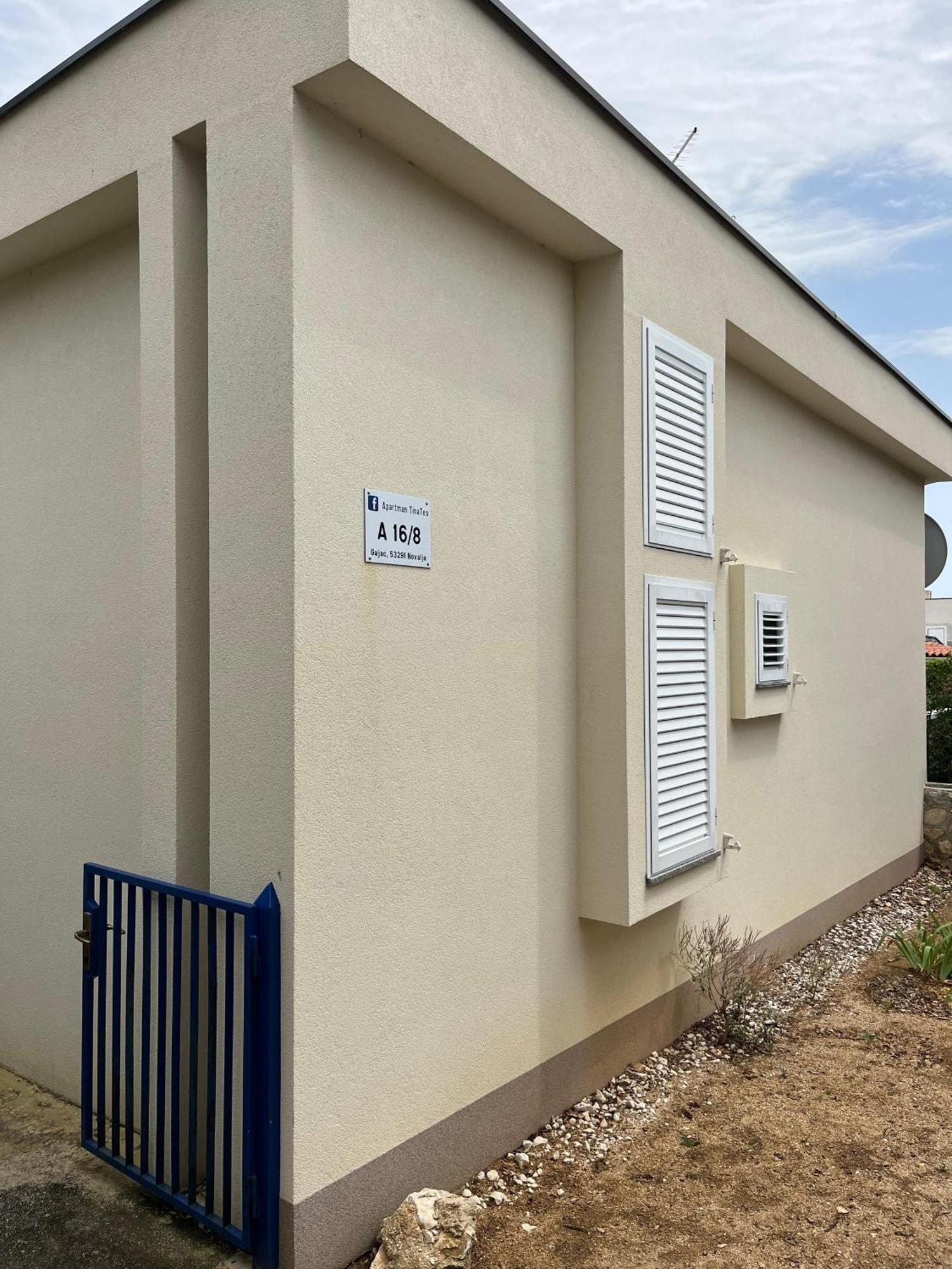 Apartment Tinateo, Gajac Novalja Εξωτερικό φωτογραφία